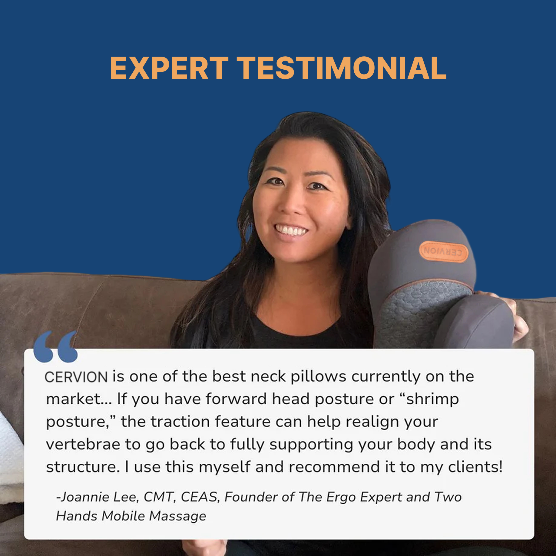 Cervion™ 30-Minute Neck Relief Therapy Pillow